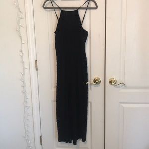 American Eagle Black Lace Jumpsuit